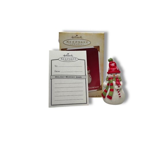 Hallmark A Happy Little Snowman Ornament 2006 Keepsake with Box - Picture 2 of 4